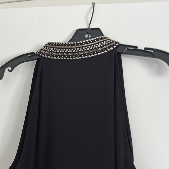 White House Black Market Black Halter Sheath Dress - Picture 6 of 7